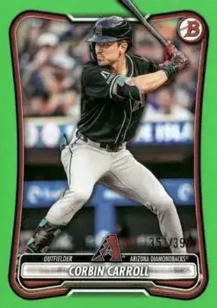 2026 Bowman - Neon Green #80 - Corbin Carroll - Arizona Diamondbacks