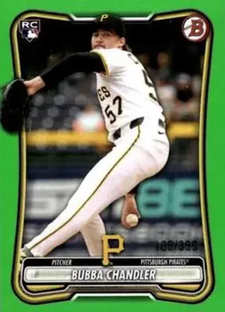 2026 Bowman - Neon Green #83 - Bubba Chandler - Pittsburgh Pirates