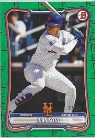 2026 Bowman - Green Pattern #97 - Juan Soto - New York Mets