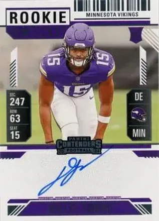 2024 Panini Contenders #123b - Dallas Turner - Minnesota Vikings