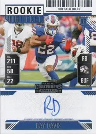 2024 Panini Contenders #137b - Ray Davis - Buffalo Bills