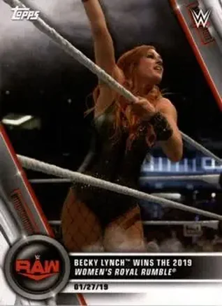 2020 Topps WWE Women's Division #10 - Becky Lynch