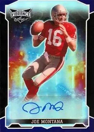 2022 Leaf Vibrance #BA-JM3 - Joe Montana - San Francisco 49ers