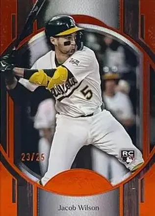 2025 Topps Five Star - Orange #98 - Jacob Wilson - Athletics