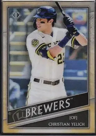 2020 Topps Transcendent Collection #48 - Christian Yelich - Milwaukee Brewers