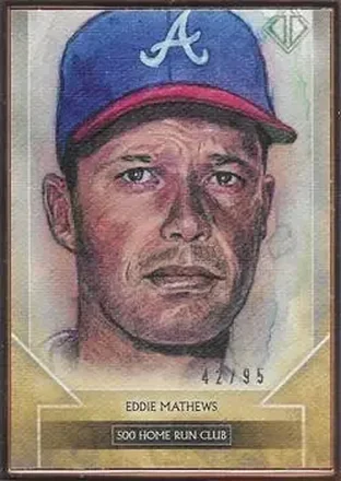 2020 Topps Transcendent Collection - Sketch Reproductions #TTCR-EM - Ed Mathews - Atlanta Braves