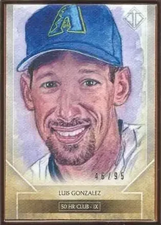 2020 Topps Transcendent Collection - Sketch Reproductions #TTCR-LGZ - Luis Gonzalez - Arizona Diamondbacks