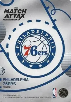 Back of Joel Embiid