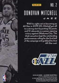 Back of Donovan Mitchell