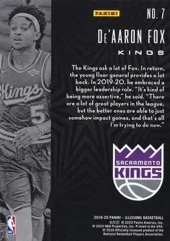 Back of De'Aaron Fox