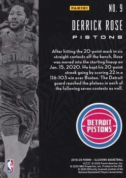 Back of Derrick Rose