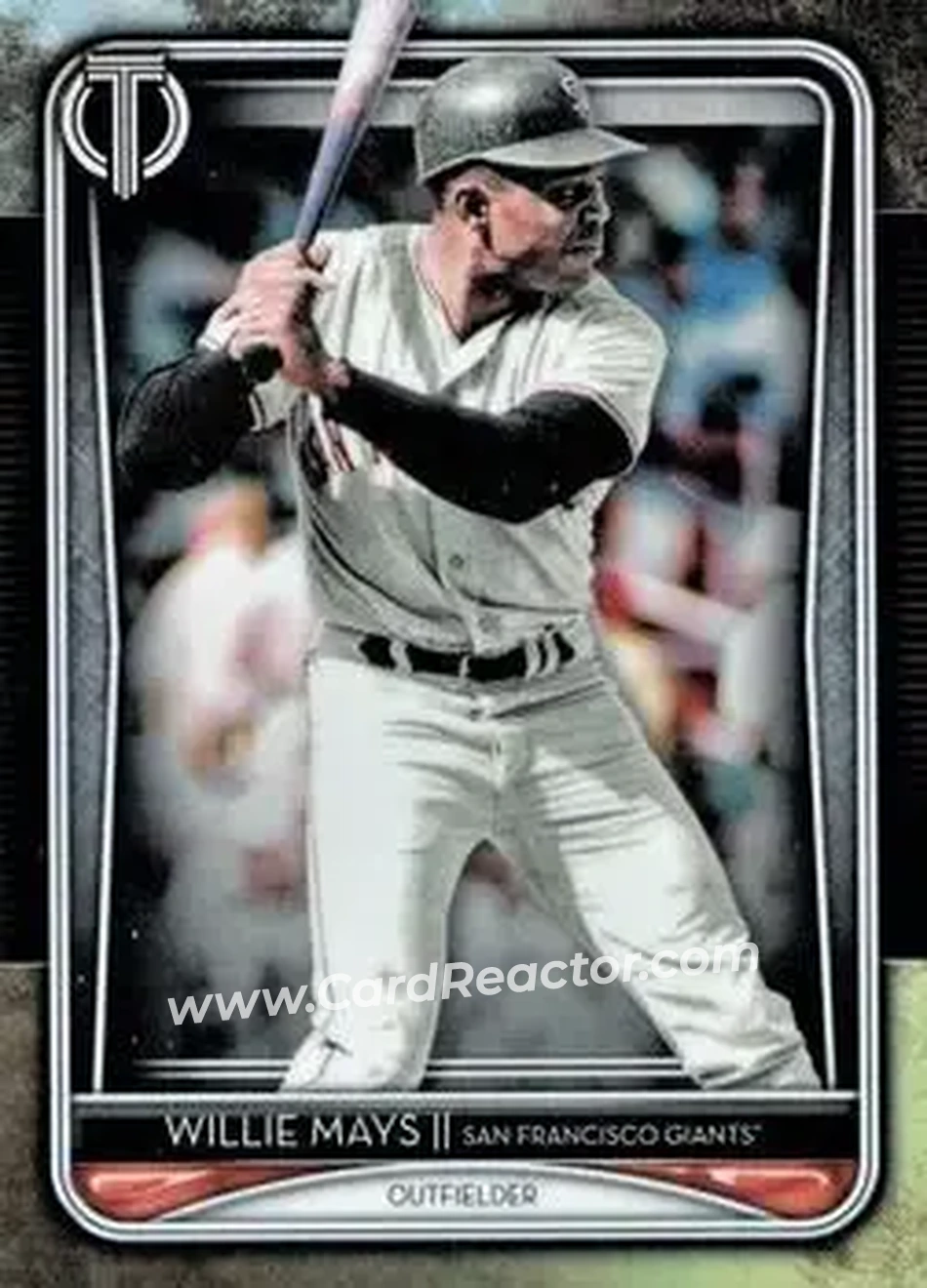 2020 Topps Tribute #19 - Willie Mays - San Francisco Giants - Front 2020 Topps Tribute #19 - Willie Mays - San Francisco Giants - Front