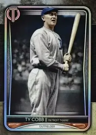 2020 Topps Tribute #22 - Ty Cobb - Detroit Tigers