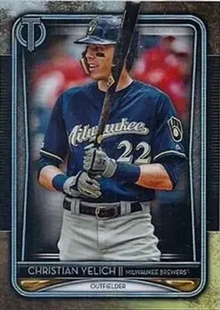 2020 Topps Tribute #25 - Christian Yelich - Milwaukee Brewers