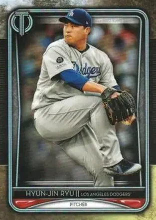 2020 Topps Tribute #29 - Hyun-Jin Ryu - Los Angeles Dodgers