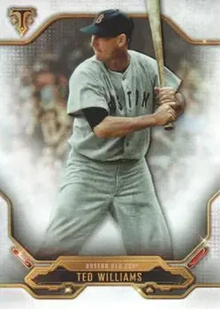 2020 Topps Triple Threads #13 - Ted Williams - Boston Red Sox