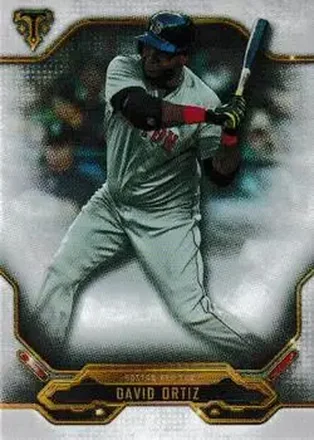2020 Topps Triple Threads #14 - David Ortiz - Boston Red Sox