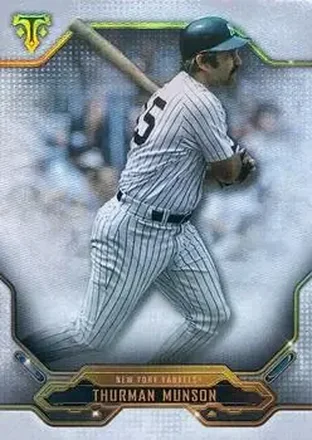 2020 Topps Triple Threads #15 - Thurman Munson - New York Yankees