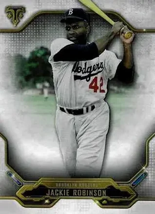 2020 Topps Triple Threads #16 - Jackie Robinson - Brooklyn Dodgers