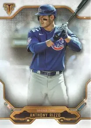 2020 Topps Triple Threads #19 - Anthony Rizzo - Chicago Cubs