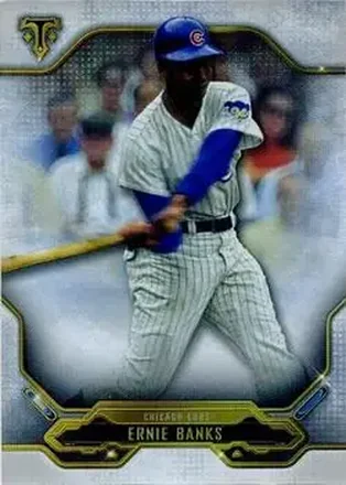 2020 Topps Triple Threads #21 - Ernie Banks - Chicago Cubs
