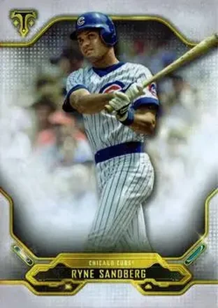 2020 Topps Triple Threads #22 - Ryne Sandberg - Chicago Cubs