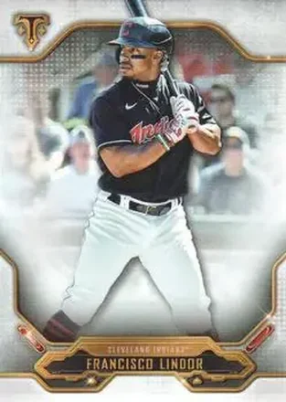 2020 Topps Triple Threads #30 - Francisco Lindor - Cleveland Indians