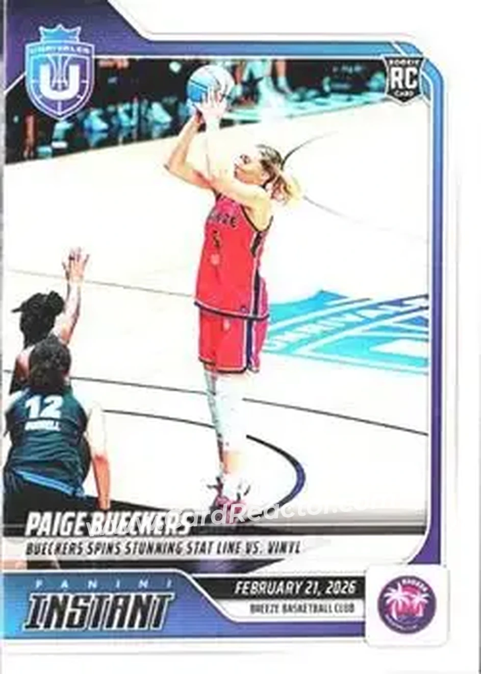 2026 Panini Instant Unrivaled #51 - Paige Bueckers - Breeze - Front 2026 Panini Instant Unrivaled #51 - Paige Bueckers - Breeze - Front