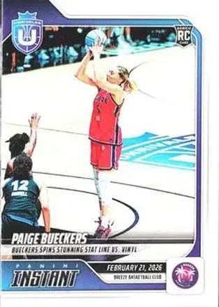 2026 Panini Instant Unrivaled #51 - Paige Bueckers - Breeze 2026 Panini Instant Unrivaled #51 - Paige Bueckers - Breeze