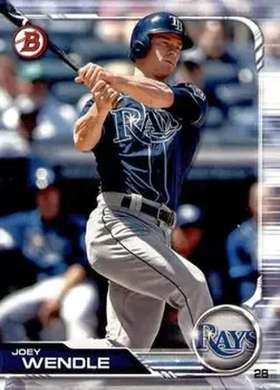 2019 Bowman #3 - Joey Wendle - Tampa Bay Rays