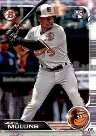 2019 Bowman #4 - Cedric Mullins - Baltimore Orioles