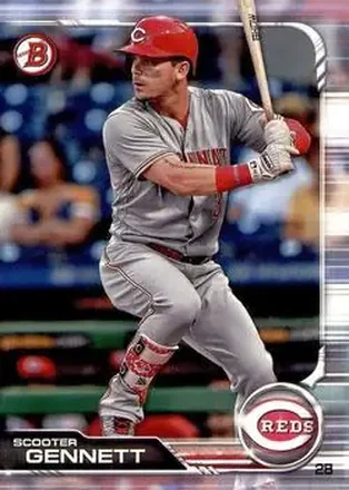 2019 Bowman #8 - Scooter Gennett - Cincinnati Reds