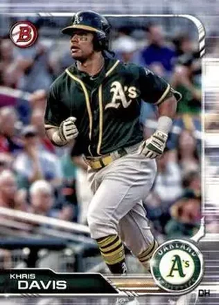 2019 Bowman #9 - Khris Davis - Oakland Athletics