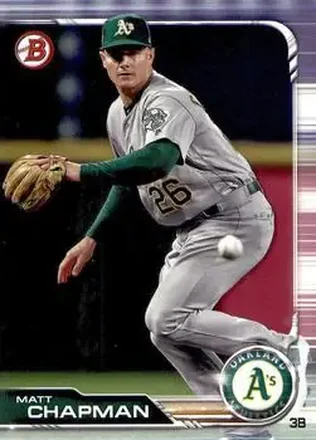2019 Bowman #11 - Matt Chapman - Oakland Athletics