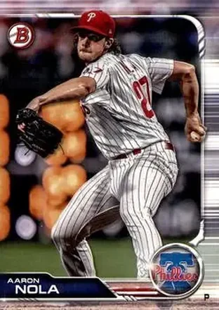 2019 Bowman #13 - Aaron Nola - Philadelphia Phillies