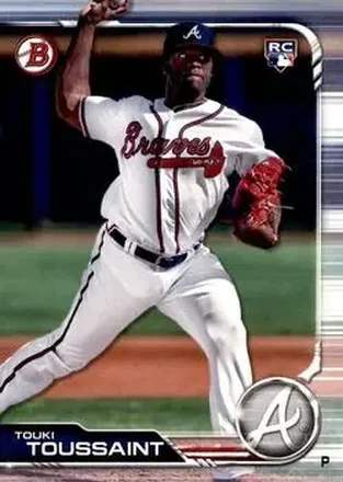 2019 Bowman #19 - Touki Toussaint - Atlanta Braves