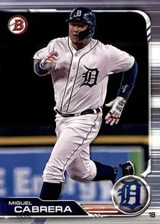 2019 Bowman #21 - Miguel Cabrera - Detroit Tigers