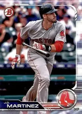 2019 Bowman #35 - J.D. Martinez - Boston Red Sox