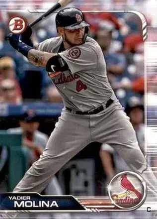 2019 Bowman #36 - Yadier Molina - St. Louis Cardinals