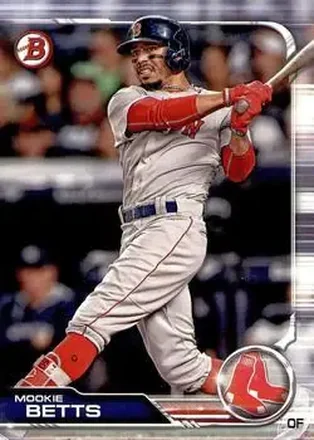 2019 Bowman #50 - Mookie Betts - Boston Red Sox
