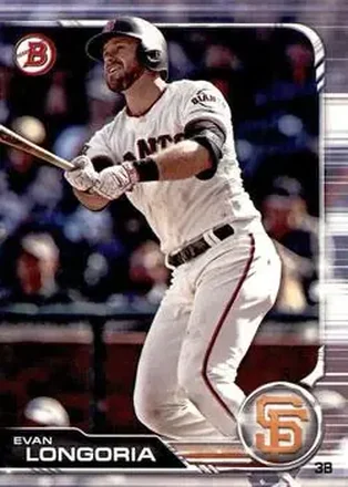 2019 Bowman #59 - Evan Longoria - San Francisco Giants