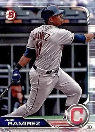 2019 Bowman #66 - José Ramírez - Cleveland Indians