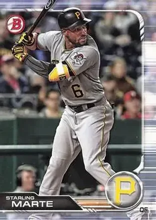 2019 Bowman #68 - Starling Marte - Pittsburgh Pirates