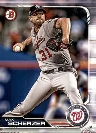 2019 Bowman #71 - Max Scherzer - Washington Nationals