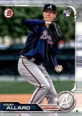 2019 Bowman #72 - Kolby Allard - Atlanta Braves
