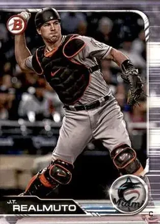2019 Bowman #79 - J.T. Realmuto - Miami Marlins