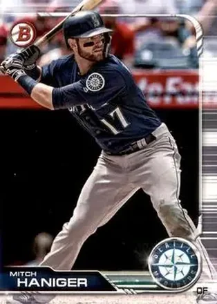 2019 Bowman #80 - Mitch Haniger - Seattle Mariners