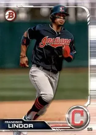 2019 Bowman #89 - Francisco Lindor - Cleveland Indians