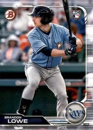 2019 Bowman #98 - Brandon Lowe - Tampa Bay Rays