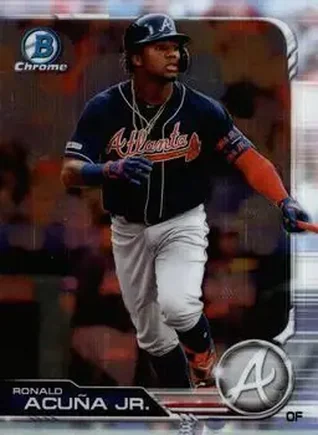 2019 Bowman Chrome #1 - Ronald Acuña Jr. - Atlanta Braves